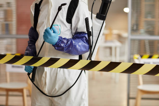 Professional Biohazard Cleanup technician working in Severn, MD